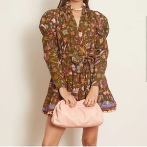 Ulla Johnson Naima floral puff sleeve dress